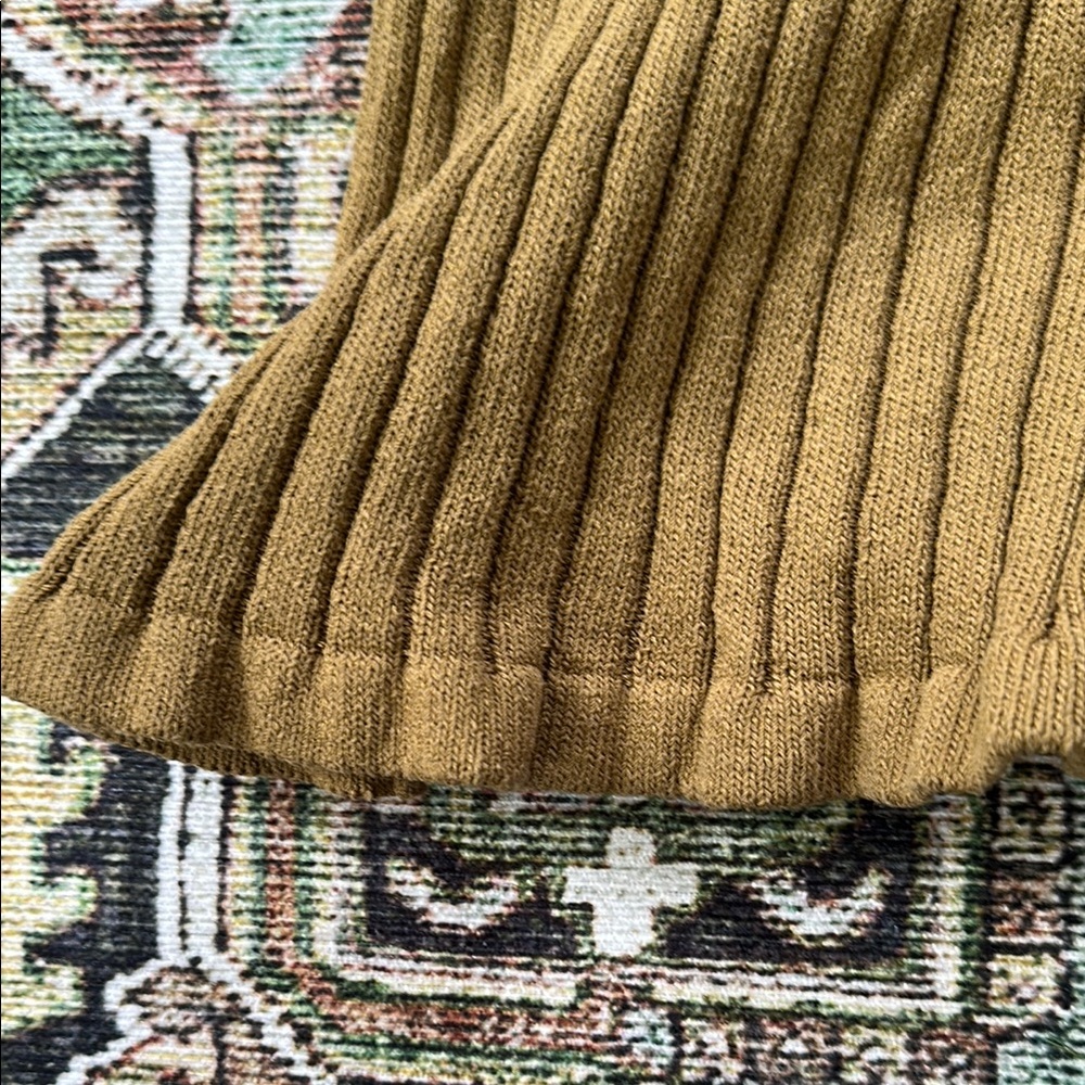 Madewell Fitted Ribbed Tan Tank Top - Picture 3 of 4